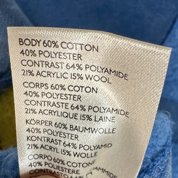 We The Free Easy On Me Pullover Patchwork Top Sz XS Blue Multicolor Cozy Style - Picture 13 of 13